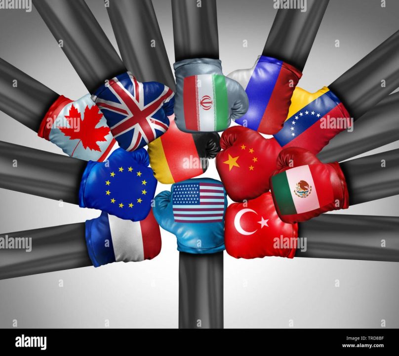 analyse des gagnants et des perdants dans la guerre tarifaire à l'ère du commerce dominé par l'intelligence artificielle, explorant les impacts économiques et stratégiques.